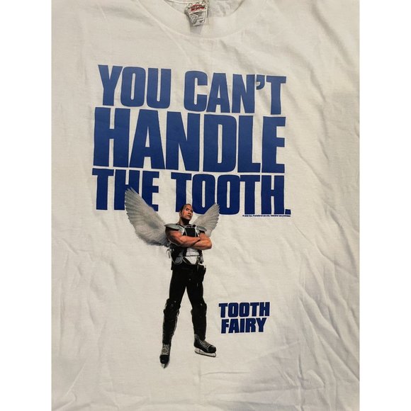 Vintage Rare 2009 Tooth Fairy The Rock Movie Promo Shirt WWE - Picture 2 of 5